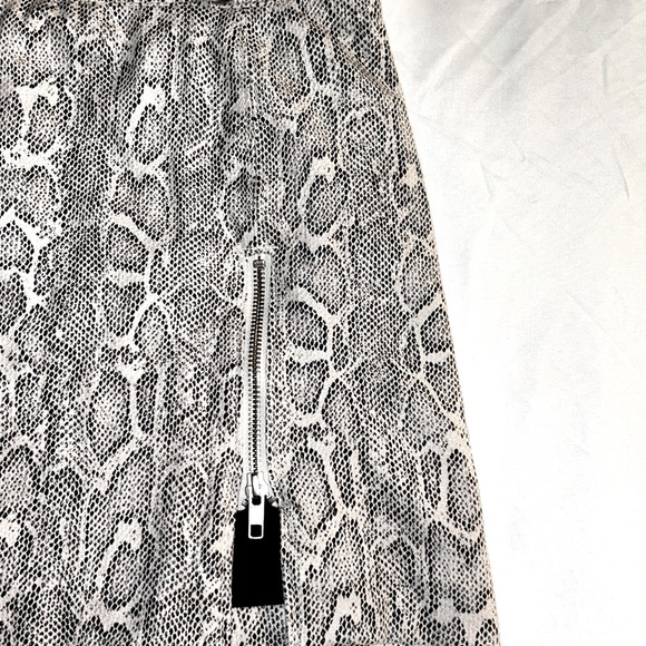 Free People Y2K Faux Snake Skin Mini Skirt - Picture 2 of 6